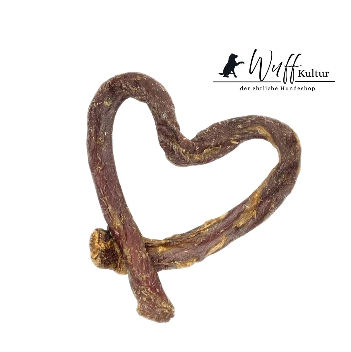 getrocknetes Kalbsschlundfleischherz für Hunde, naturbelassener Proteinlieferant mit intensivem Geschmack