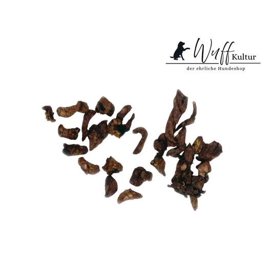 getrocknete Pferdelungenbrocken für Hunde, leichter, proteinreicher Snack ohne Zusätze